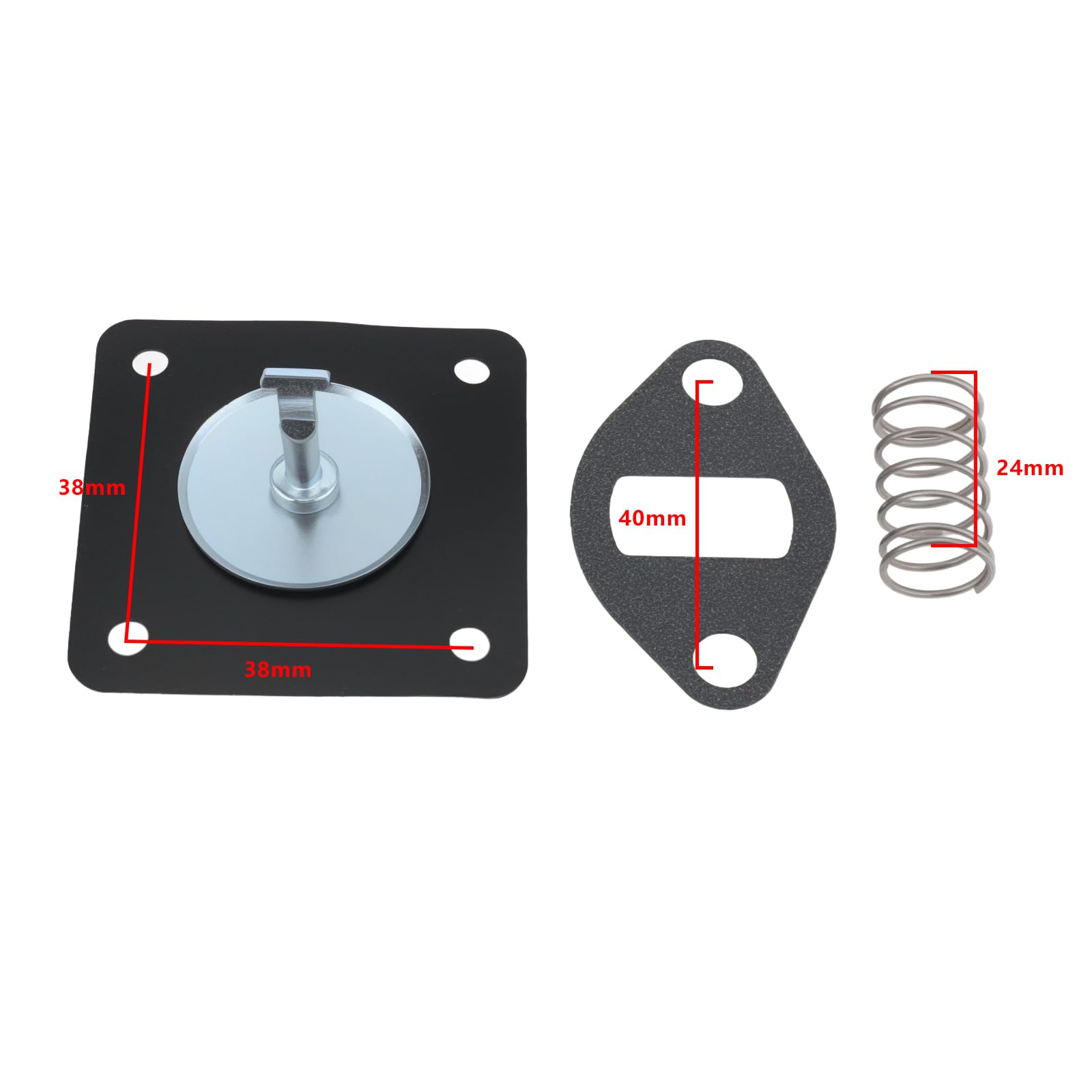 Create idea 2 Set 230675 Fuel Pump Rebuild Kit Includes Spring Compatible with Kohler Compatible with Onan Engines for K301 K321 K341 K181 K161 Models - Image 4