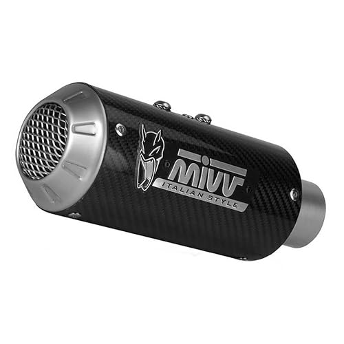 MIVV Komplettanlage 1x1 STANDARD MK3 Carbon kompatibel mit YAMAHA MT-125 125 ccm ab Bj. 20