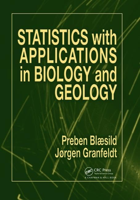 Statistics with Applications in Biology and Geology      1st Edition