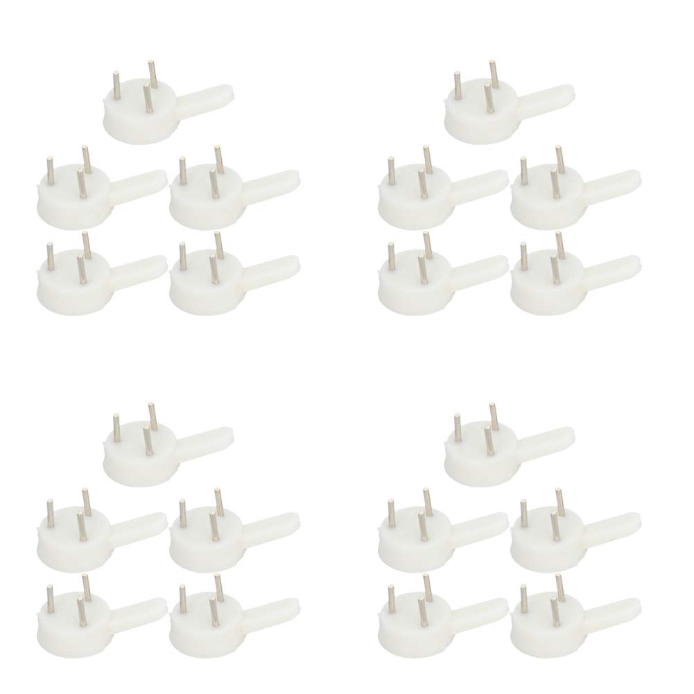 Aicosineg Hardwall Hanger Mount Non-Mark Hook Photo Picture Frame Hanger for Fasteners Wooden Doors Concrete Hooks Wall Wallpaper Walls Hardware White Tone 150pcs