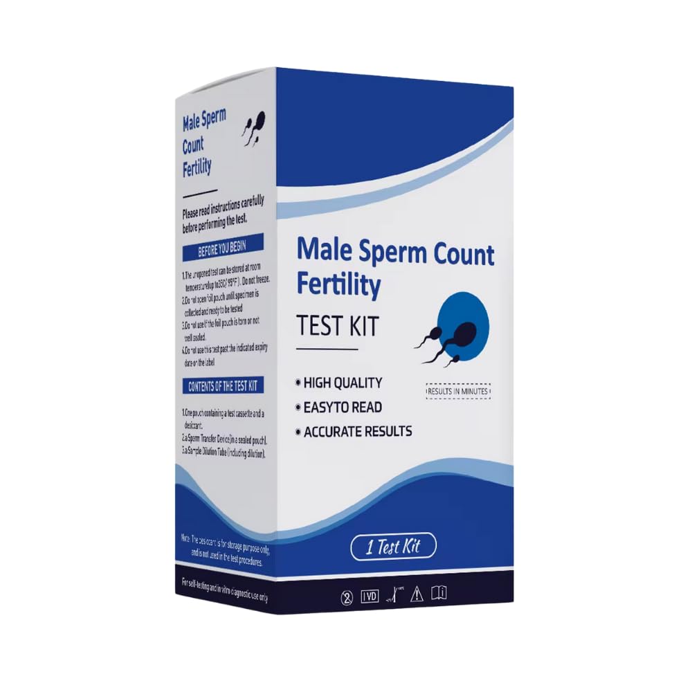 B-Arm Male Fertility Sperm Count Test Kit|At-Home Sperm Test with 99% Accurate & Fast Results in 5 Mins|Check Your Fertility Privately at Home with Our Sperm Testing Kit|Indicates Normal or Low Sperm Count