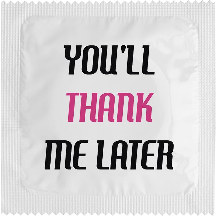 CALLVIN | Préservatifs Humoristique | Idée Cadeau Amusant avec Message Drôle | Cadeaux Couples | Préservatif Original | BEST 1 (You'll Thank Me Later)