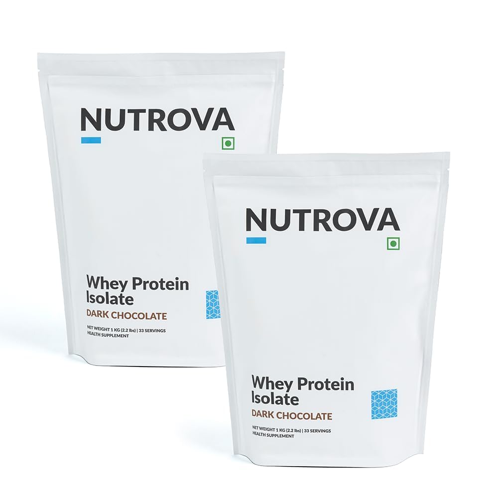 Nutrova Whey Protein Isolate Dark Chocolate 120g | 24g Protein per Serving | 5.5g BCAAs | Low Lactose, Easy to Digest | Supports Muscle Recovery | 4 Sachets. — Amazon image 13
