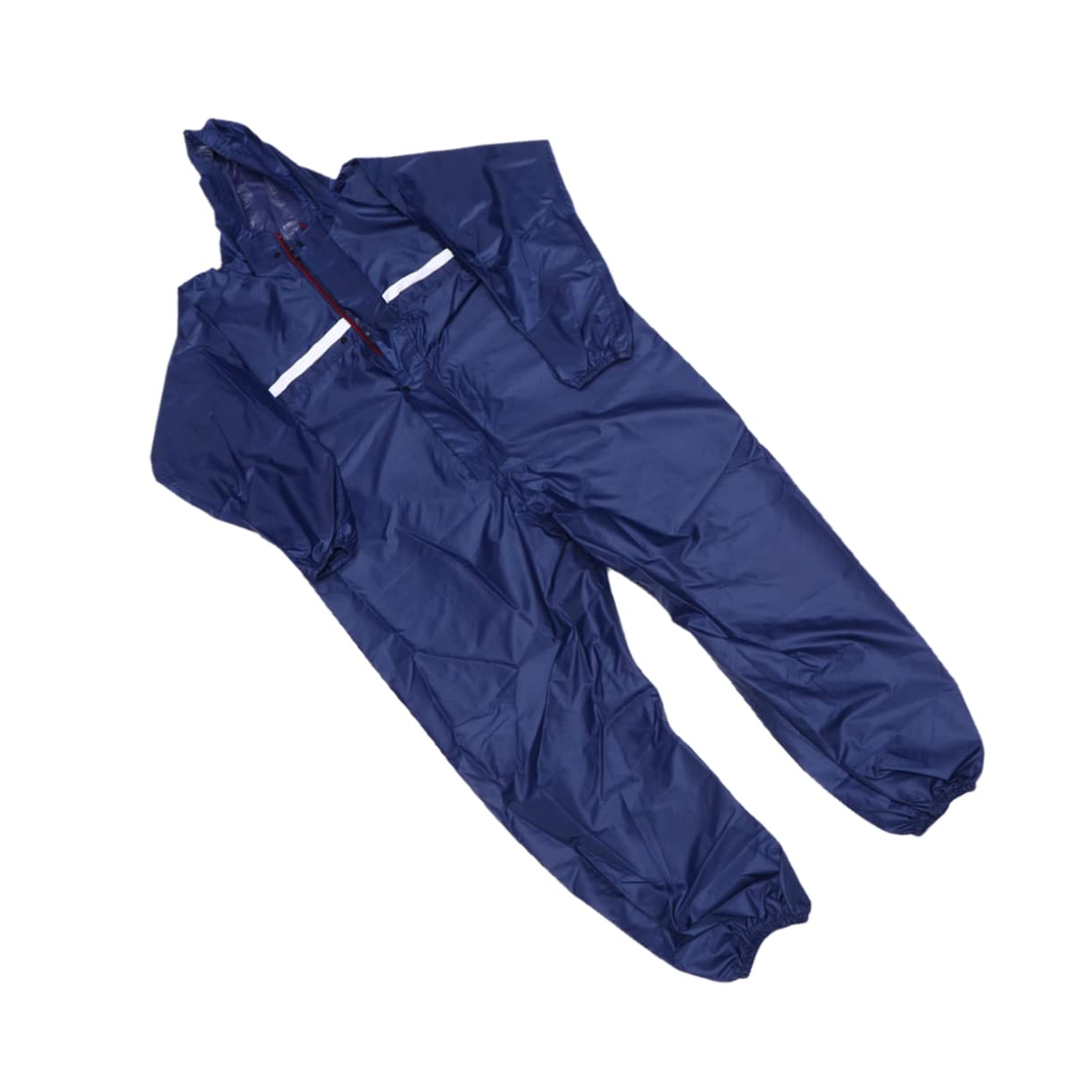 Healvian 1pezzi Giacca Antistatica e Antipioggia per Abiti da Lavoro Professionali Cappotto Monopezzo da Lavoro Uniforme con Berretto Resistente
