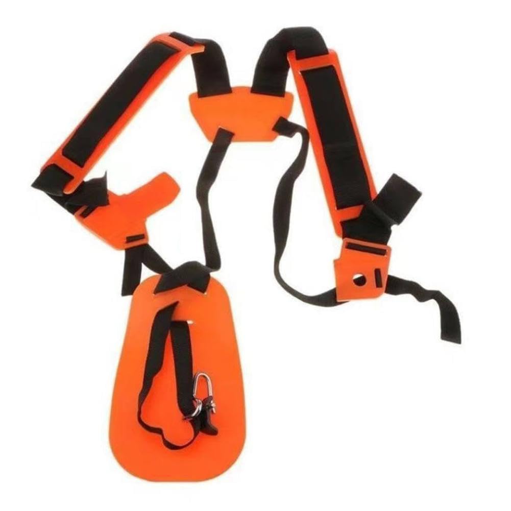 Cinturón de arnés Acolchado de Doble Hombro para podadora de jardín, Ahorro de Mano de Obra, Compatible con Modelos y repuestos de Herramientas de jardín