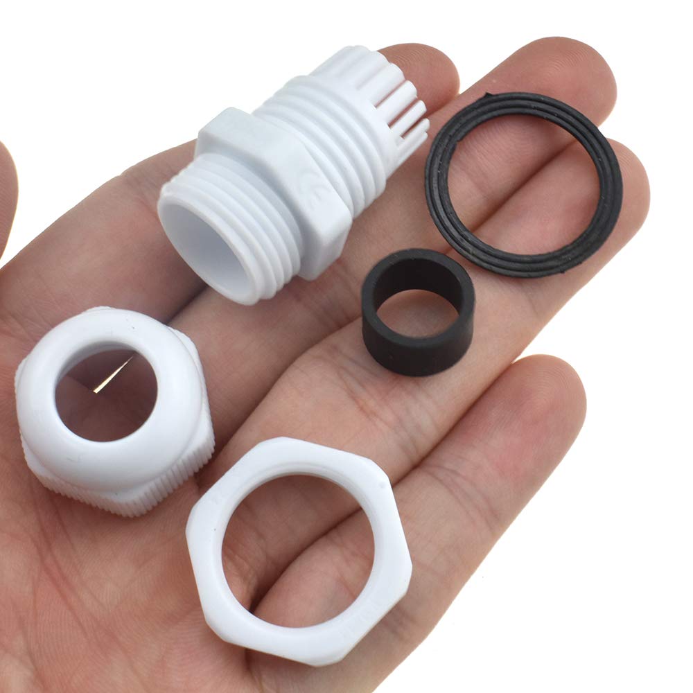 Buy Yadaland PG7 PG9 PG11 PG13.5 Kit Cable Glands Connectors with Lock