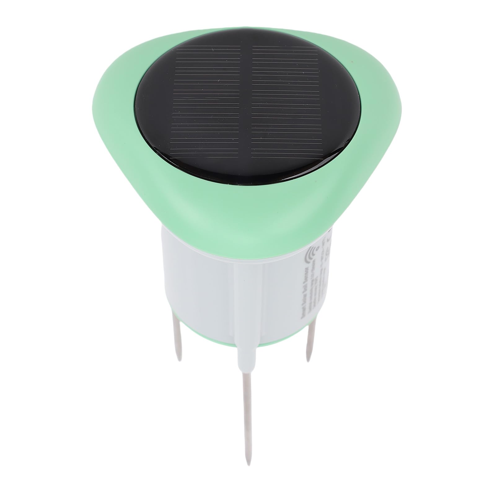 Buachois Sensor de Suelo Solar, Medición de Humedad Temperatura y Conductividad con WiFi y Bluetooth, Material ABS para Jardín Huerto Interior Exterior