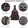ECOTISH Mini Rucksack Damen Klein –Cityrucksack Handtasche Anti Diebstahl Wasserdicht Elegant Crossbody Bag Backpack Women Casual Daypack für Reise Freizeit Einkauf Arbeit (Kaffee) #5