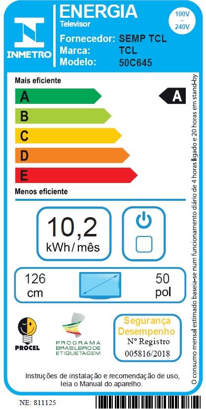 TCL QLED TV 55” C645 4K UHD GOOGLE TV DOLBY VISION GAMING image_2