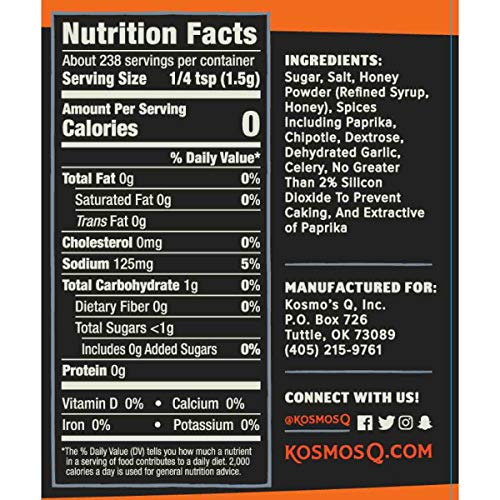 Kosmos Q Honey Chipotle Killer Bee Bbq Rub | Sweet & Spicy Blend | Great On Brisket thumb #4