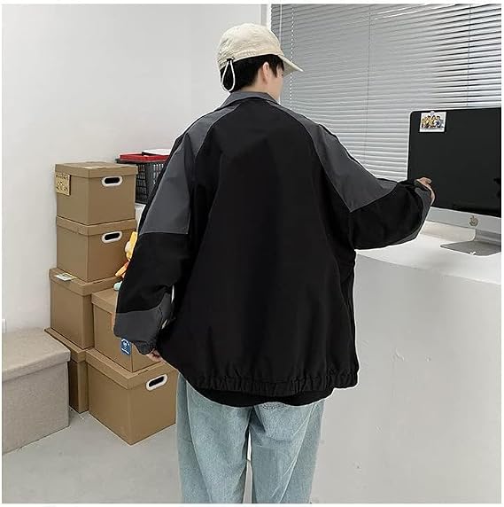 Varsity Jacket Women Harajuku Hip Hop Coats Unisex Vintage Cargo Jackets Bomber Lightweight Jackets