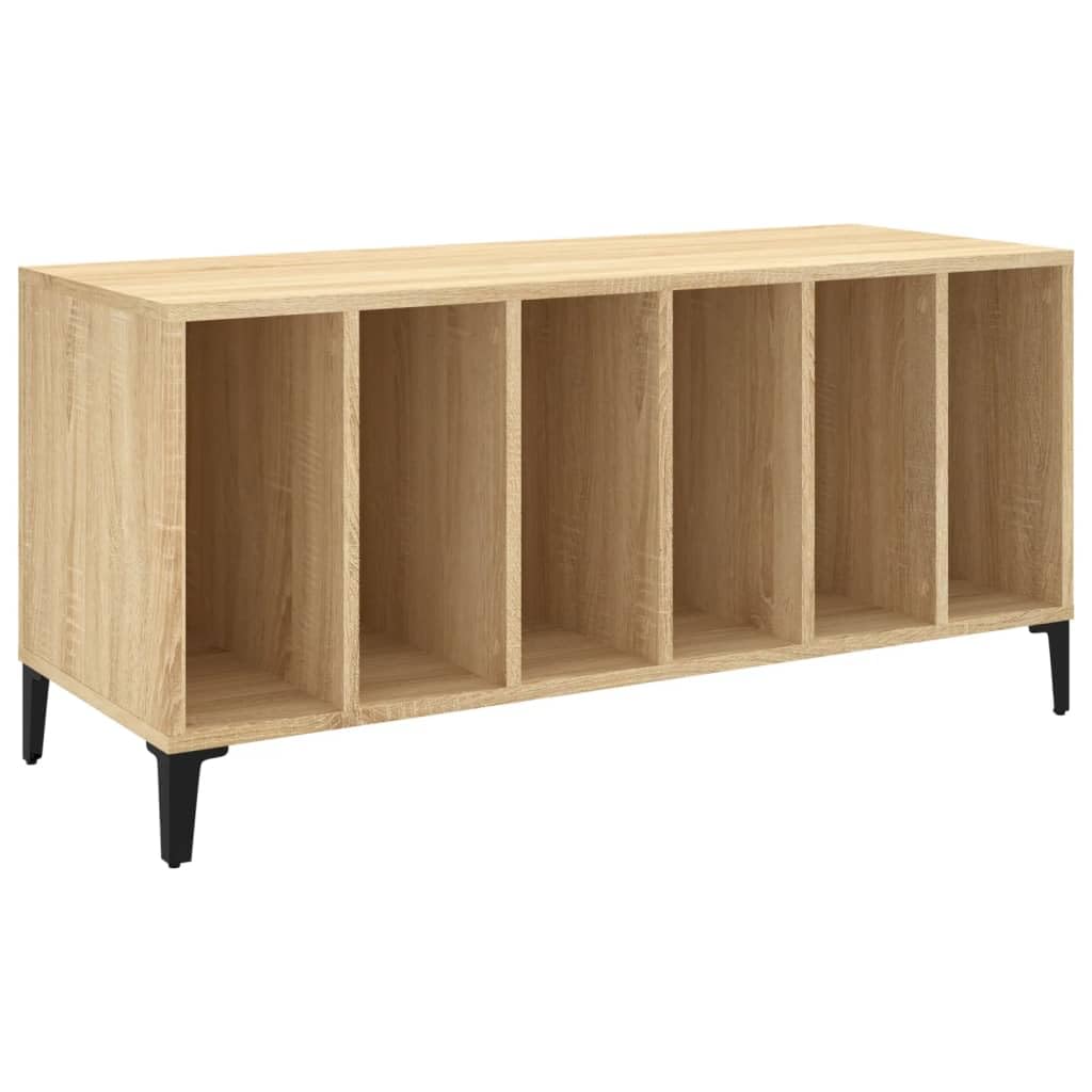 Vidaxl (Sonoma Oak) Record Cabinet Record Player Stand Sideboard Multi Colours Engineered Wood
