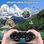 20x50 High Powered Binoculars for Adults, Clear Durable Binoculars for Bird Watching Sightseeing Wildlife Watching Travel Hunting Football Games Stargazing with Carrying Case & Strap - Image 3