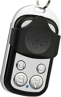 Garage Door Transmitter 1 PC 4 Buttons 315/433MHZ Metal Practical Durable Garage Door Remote Transmitter Control Entry Opener Remote Door Entry