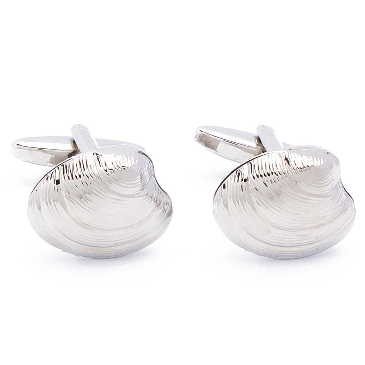 Cufflinks shell cockel shells