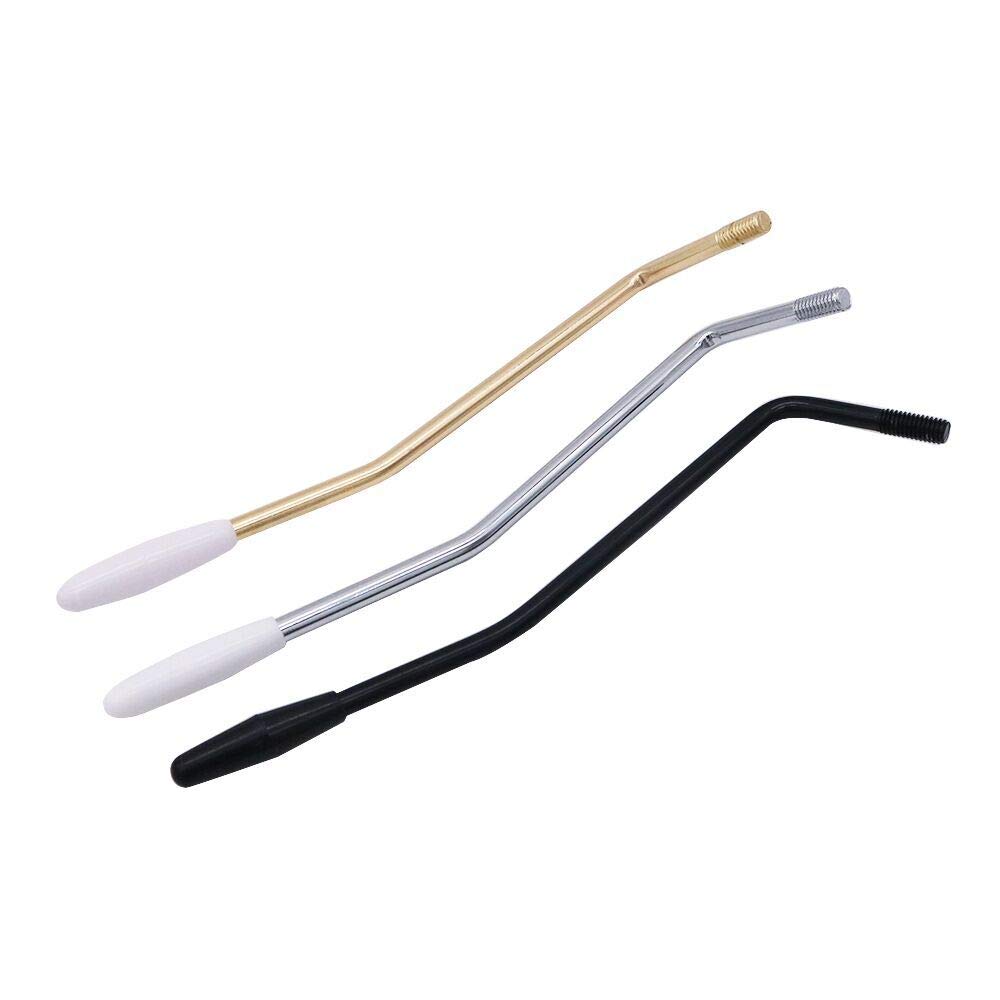 Alnicov 3 szt. Whammy Bar Thread Pojedyncze ramię Tremolo z nasadką (6 mm)