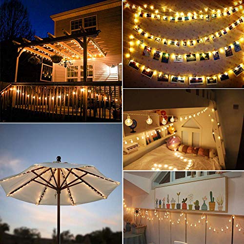 Wfggeh WLD0003 Globe String Lights, 10Ft 20 Led Usb Powered Globe Crystal Ball Fairy String Lights Warm White thumb #6