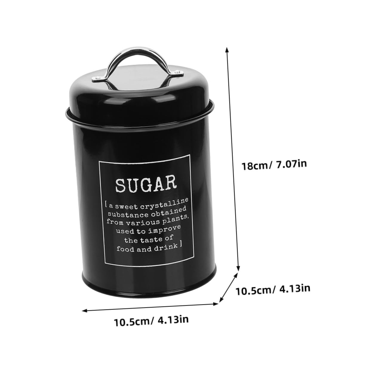 OUNONA Botes de Café Herméticos Retro 1200ml de Hierro, 2 Piezas