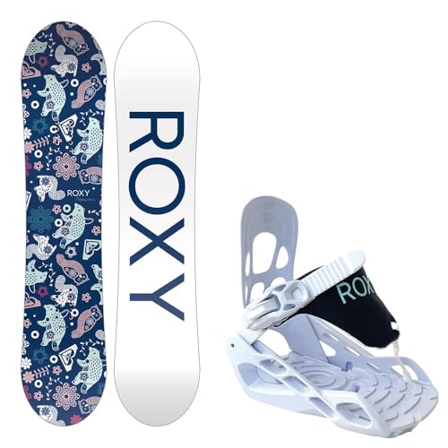 Roxy Poppy Girls Snowboard Package, 90cm, Small Bindings
