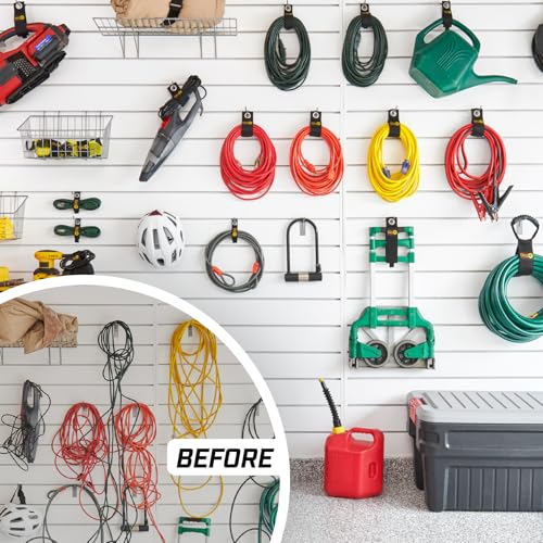 image for Heavy-Duty Wrap-It Storage Straps (Assorted 6 Pack) - Extension Cord O