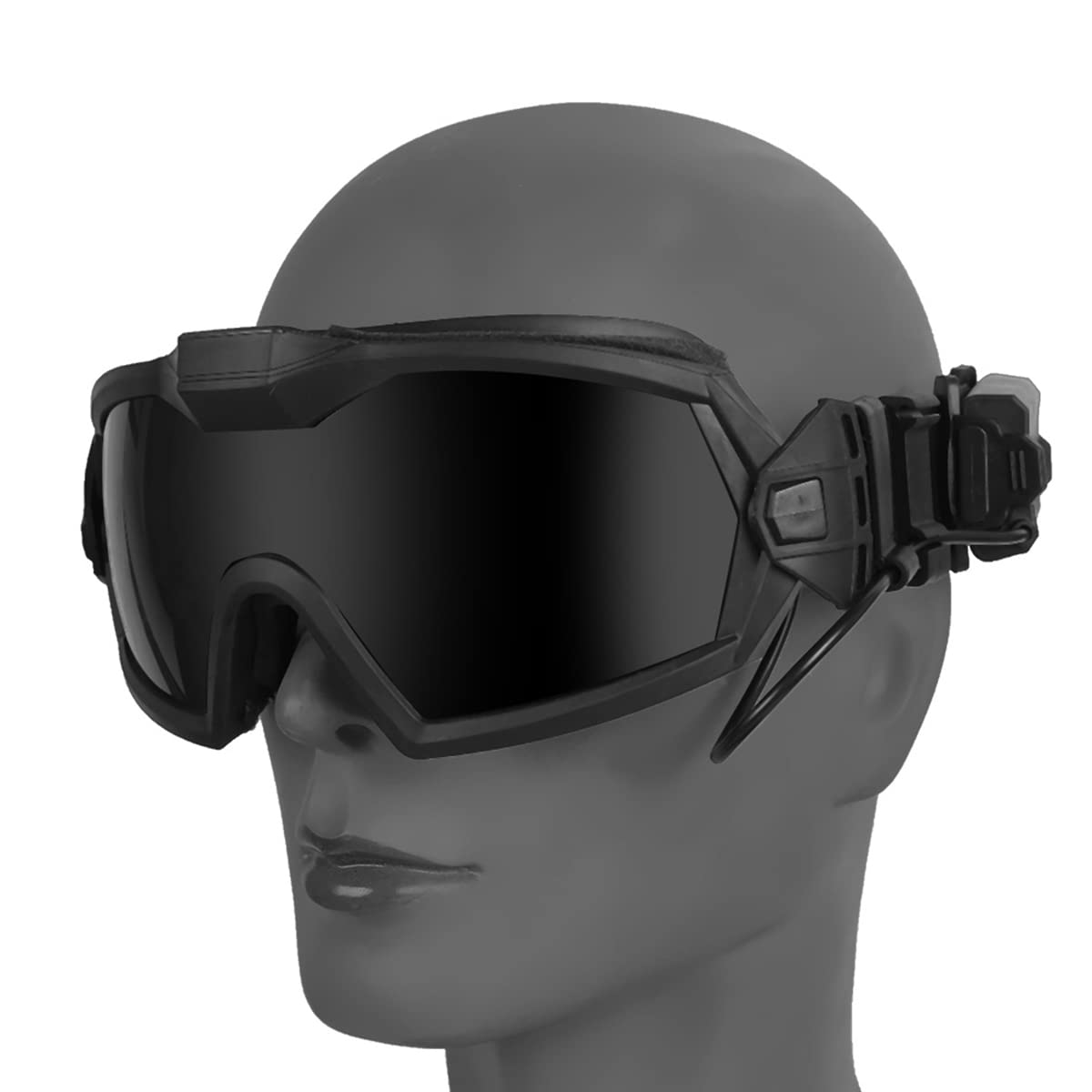 WLXW Lunettes De Paintball Tactiques Anti-Buée avec 2 Lentilles, Ventilateur, Lunettes Tactiques Lunettes De Paintball Airsoft Lunettes De Ski Anti-Poussière Accessoire De Paintball