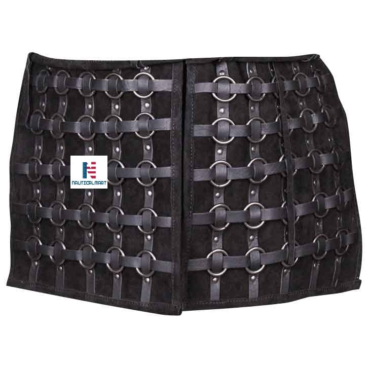 Berengar Ring Armor Tasset Belt - Black