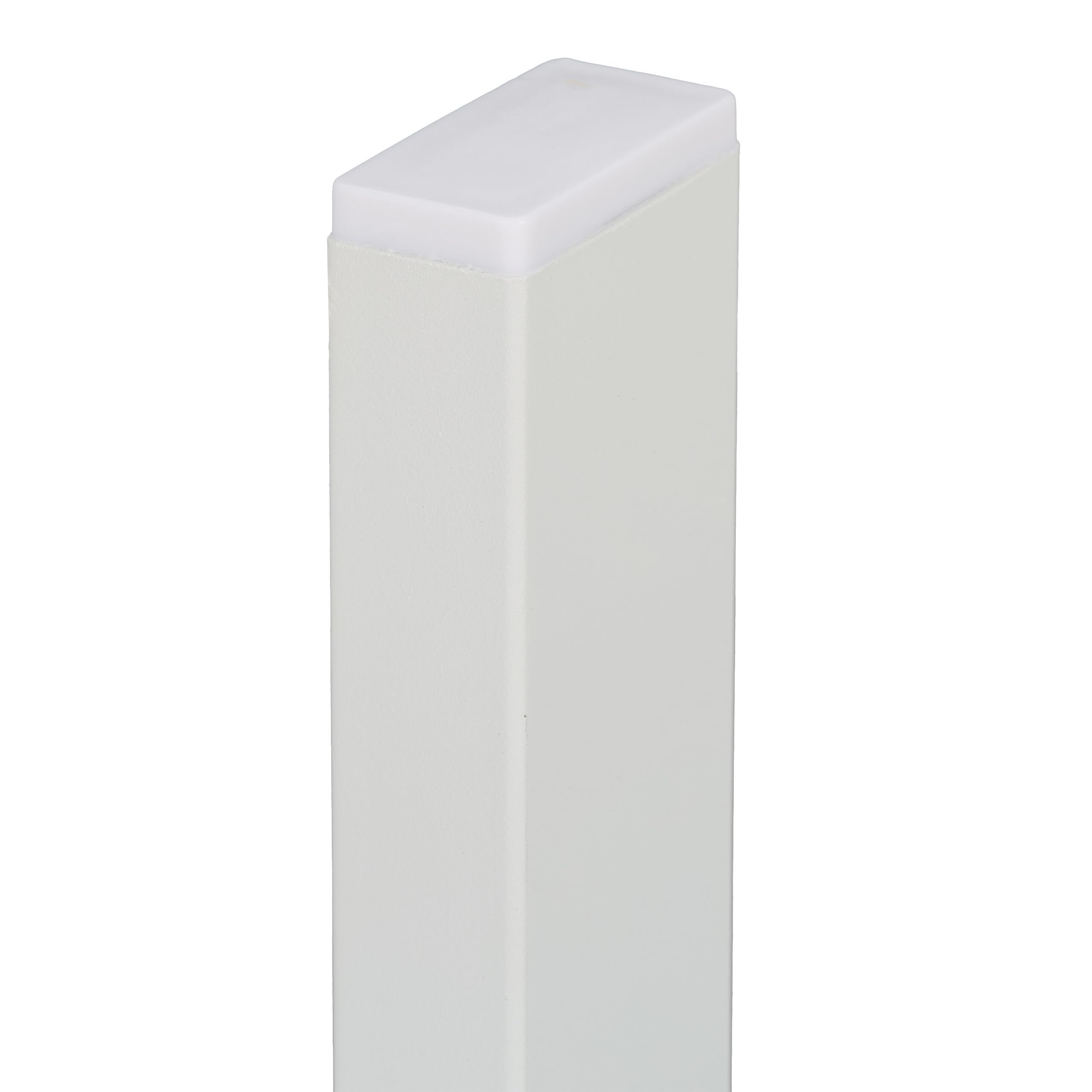 Relaxdays Table Basse de Jardin 39x98x48 cm Blanche résistante aux intempéries