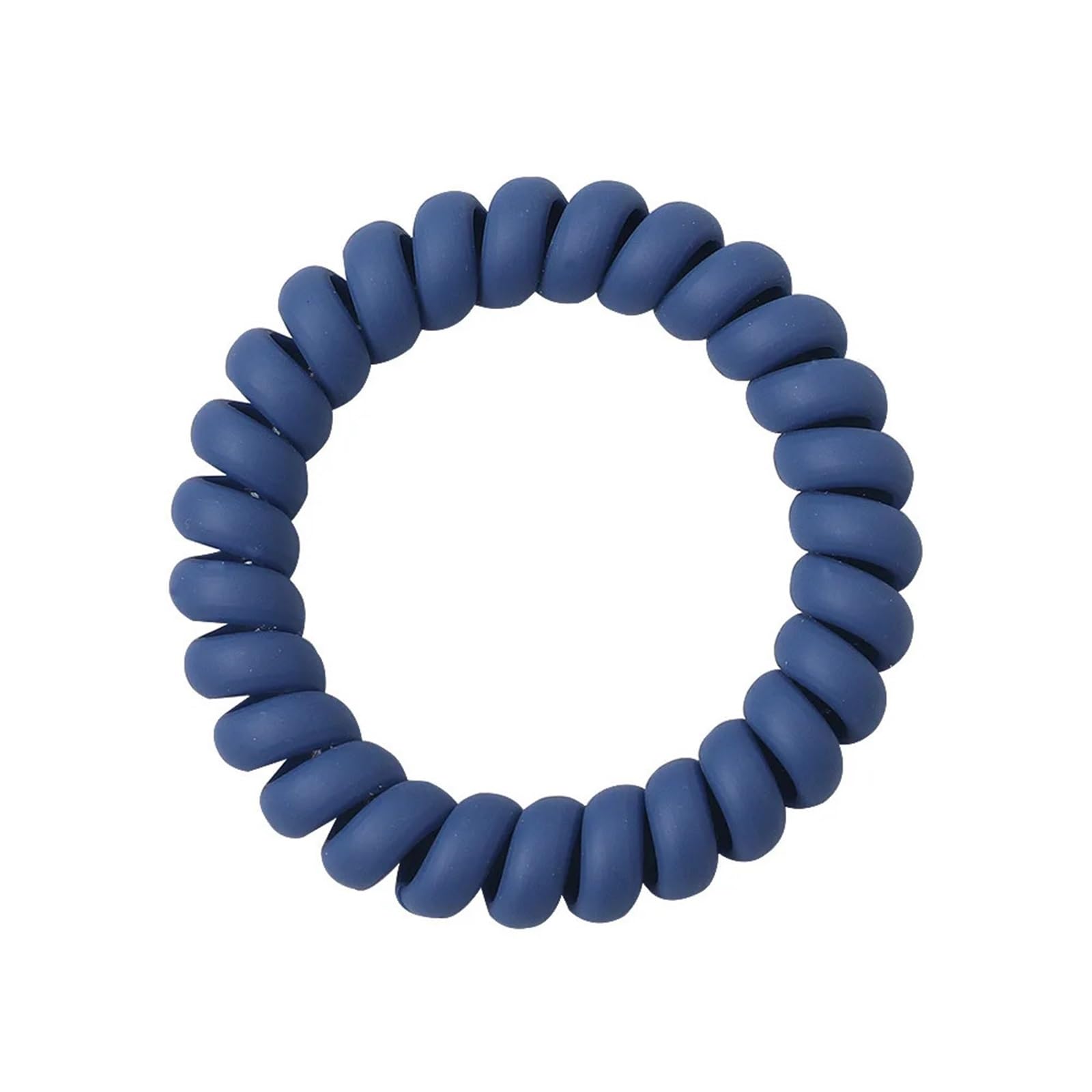 Elastici per capelli, 100 pezzi, elastici, colorati, a spirale, elastici per capelli, colore nero