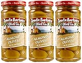 Santa Barbara 3pk Almond Stuffed Olives 5oz
