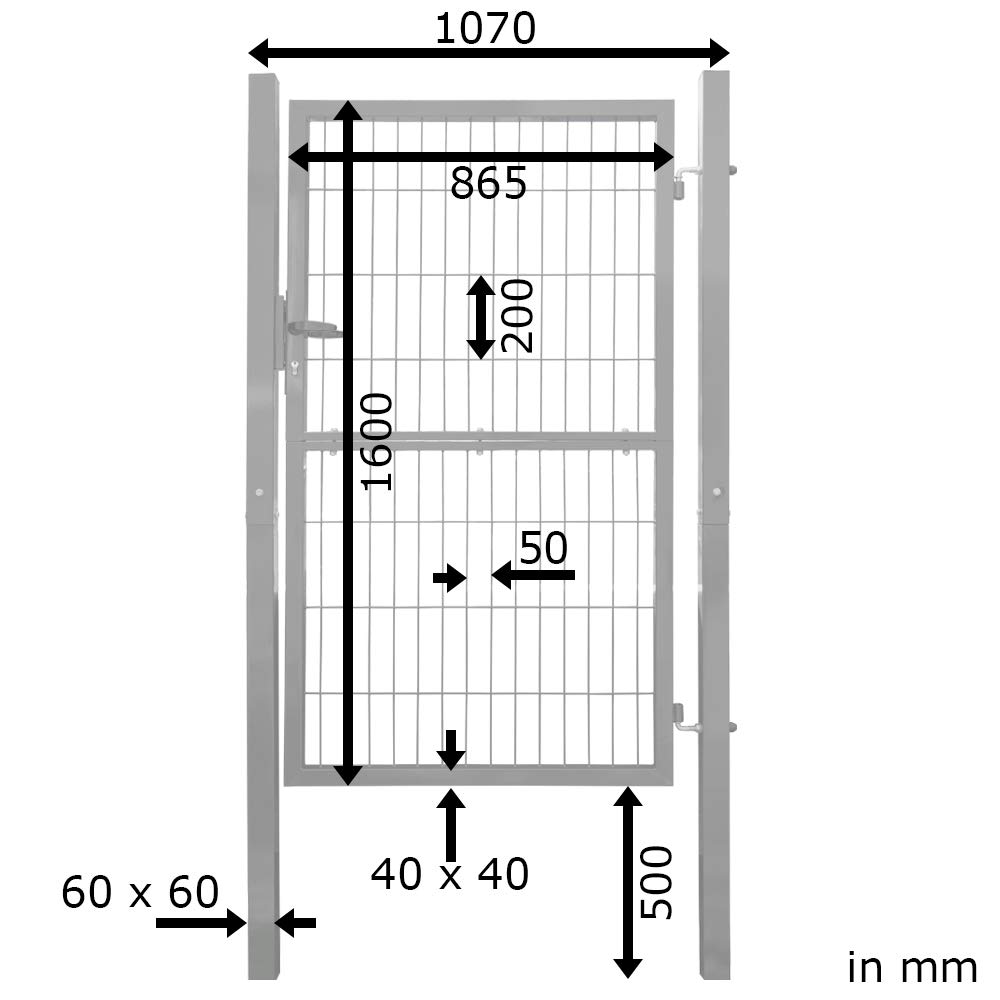 Puerta Jardín Metal Setos Cerradura Llaves Seguridad 160 cm Verde
