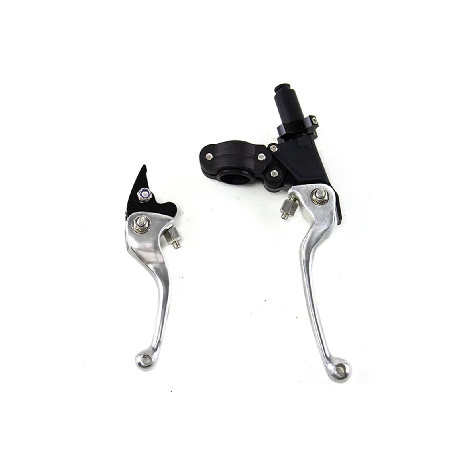 Drovian Sliver Hydraulic Brakes Motorcycle Clutch Brake Handle Drum Lever Vehicle Handlebar Bull Horn For Asv(Sliver)