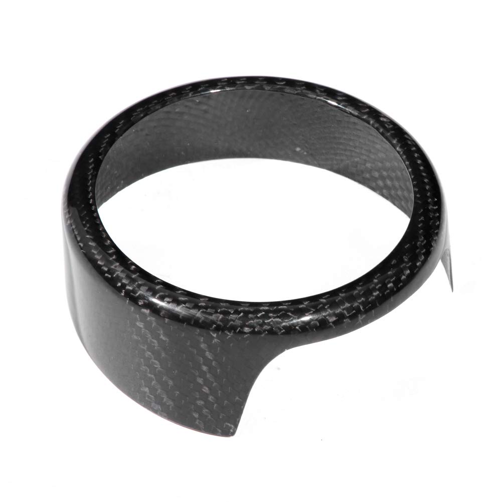 Keenso Listwa Grillowa Carbon Fiber Ozdoba Emblematu Przedni Znak Otoczenie