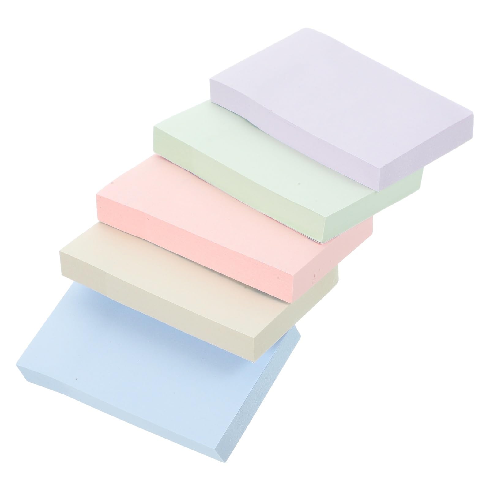 Haftnotizen 10 Stück 7,6 x 5,1 cm gemischte Farben, selbstklebend, niedliches Papier, Memo-Aufkleber, Blöcke