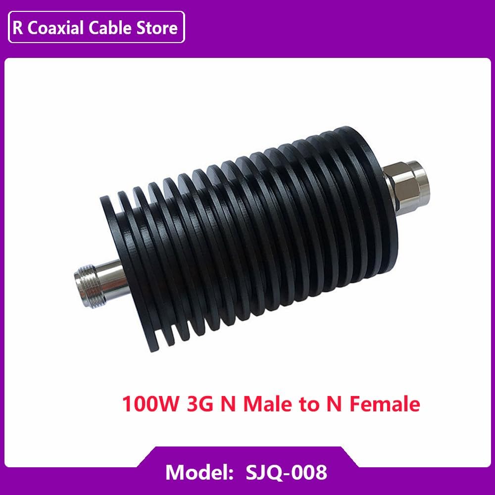 RF Accessories Frequency DC-3GHz 4GHz 100W N JK Coaxial Fixed RF Attenuator 1-40DB Fixed Coaxial Attenuation - (Color: N M to N F 100W 3GHz, Pins: 10DB)