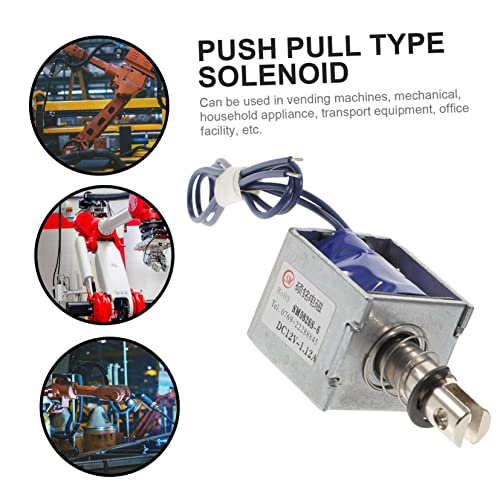 VILLCASE Push-Pull Eletroímã Armação Solenóide Eletroímã Linear Solenóide Eletroímã Dc 12 V Solenóid
