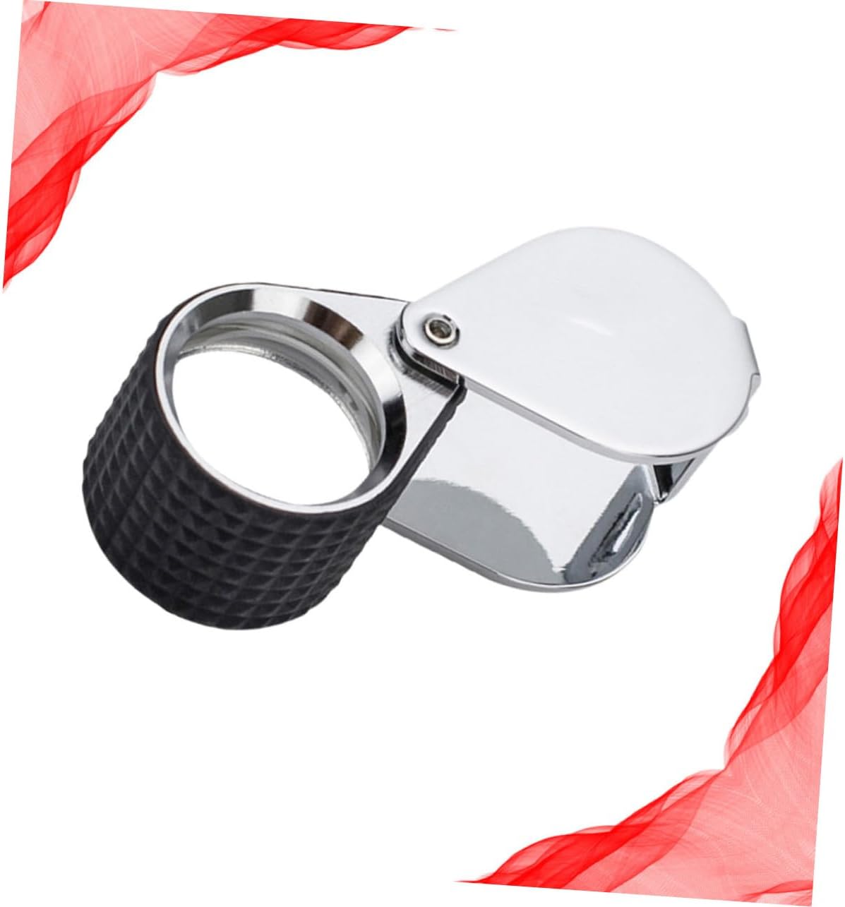 Jewelry Magnifier LED Light Handheld Metal Case Loupe for Jewelry Testing Portable Magnifying Glass for Coins Stamps and Crafts