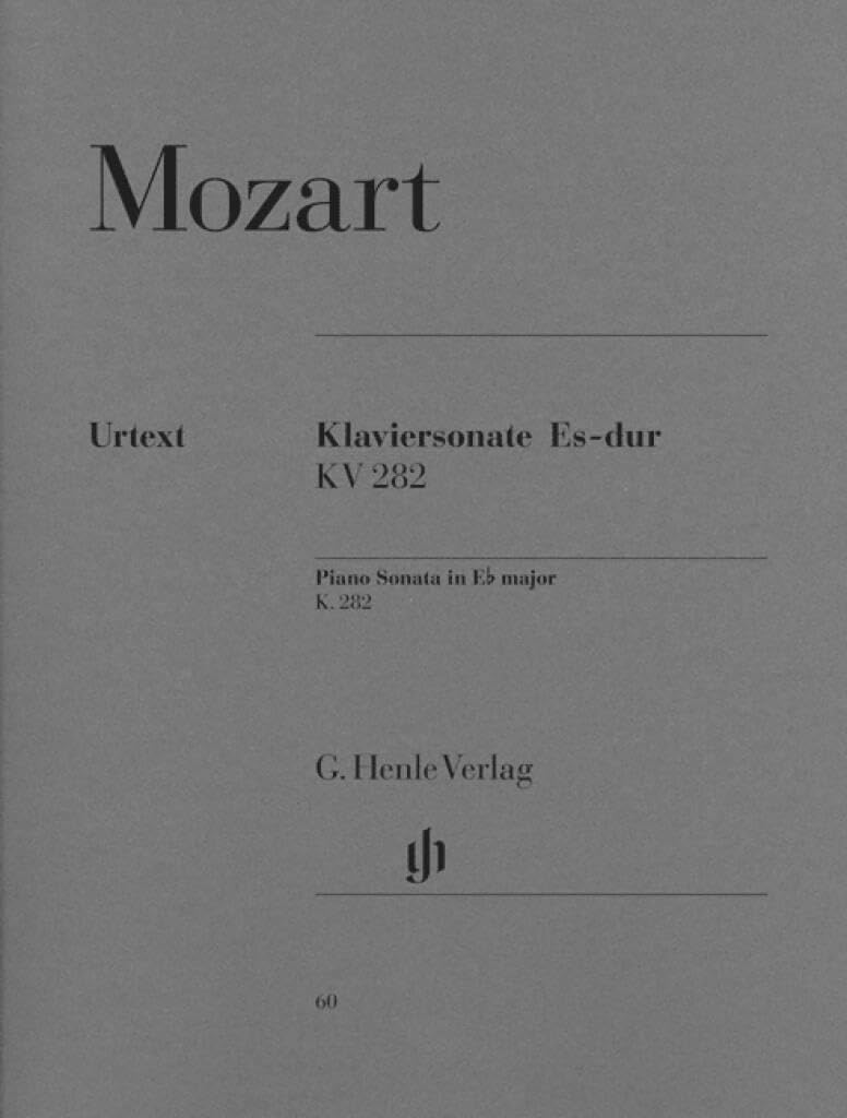 SONATE POUR PIANO EN MI BEMOL MAJEUR K. 282 (189G)      Sheet music – January 1, 2009