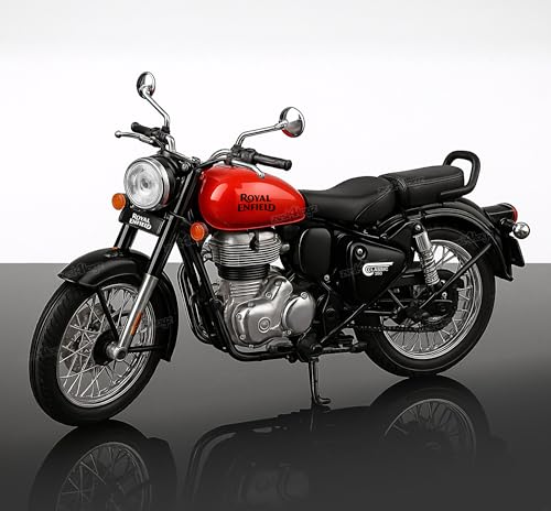Image of Zest 4 Toyz Classic 350 Royal Enfield Bullet Bike Toy Motorcycle Bullet Toy Bikes Pull Back Diecast Motorcycle Models Royal Enfield Miniature Collectible Bike for Adults and Kids 6-12 Years