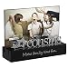 Malden International Designs Cousins Desktop Expressions with Silver Word Attachment Picture Frame, 4x6, Black