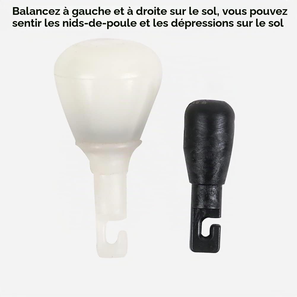 Canne Aveugle multifonctionnelle Intelligente avec Alarme sonore et Lumineuse pour béquilles aveugles électroniques avec béquilles magnétiques/Canne Intelligente télescopique Pliante(A)
