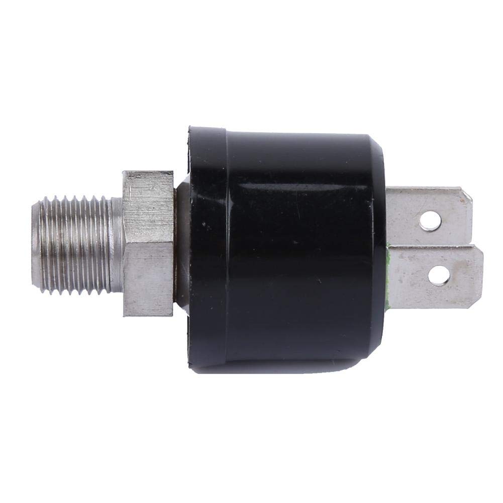 Air Compressor Pressure Control Switch, 110-220V AC 6-36V DC, 70-100 PSI, Adjustable, 1/8-28BSPT Thread