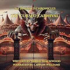 Diseño de la portada del título The Cursed Carnival