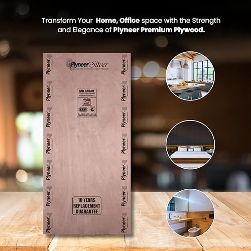 Image of Plyneer Silver Blockboard - High-Quality, Durable Blockboard for Furniture, Interiors & Commercial Projects (19mm)-7ft x 4ft