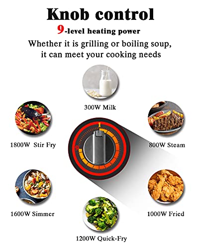 Electric-Cooktop-24-inch-Cooksir-Electric-Stove-Top-4-burner-Built-in-Radiant-Electric-Stovetop-with-9-Heating-Level-Knob-Control-Auto-Shut-Down-Protection-220-240V-Hard-Wired-No-Plug