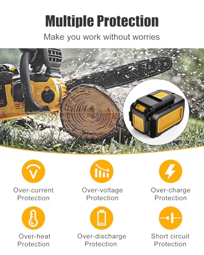 Image of 40V 7.5Ah Battery Replacement for Dewalt 36V /40V Battery DCB404 DCB406 DCB407 Premium Battery Compatible with Dewalt All 36V 40V Tools