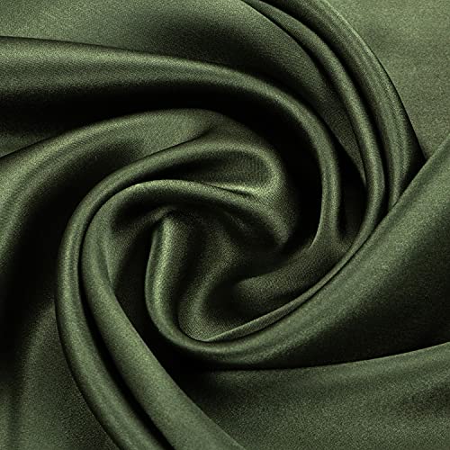 RIIQIICHY 100% Mulberry Silk Scarf for Women 21" Square Head Hair Neck Scarves Small Neckerchief4