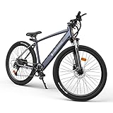 🚲【BATERÍA CON MÁS CAPACIDAD】: Hasta 70-90 km por carga con la potente batería de 36V 10,4Ah. Suficiente para un día de aventuras o para la mayoría de los viajes diarios hacia y desde el trabajo. Dos opciones de carga, cargar en la bicicleta o quitar la batería para cargar, no te preocupes por que te roben.