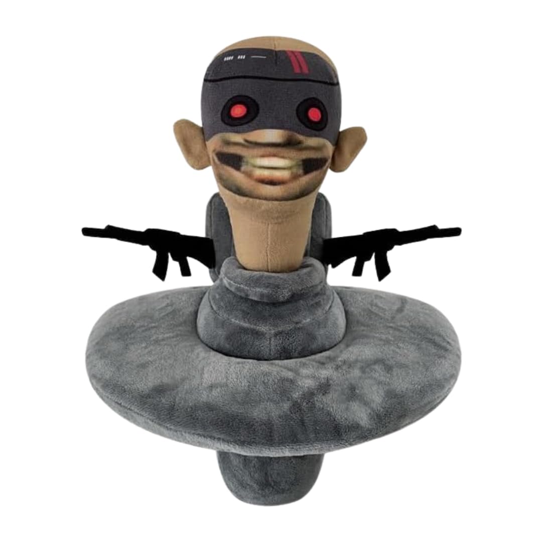 TechMax Solution Scary Toilet Flying Buzzsaw Plushies Toys for Fans and Friends Beautifully Stuffed Animals Doll Gifts