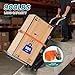 Electric Stair Climbing Dolly, Electric Hand Trucks Foldable, Large Capacity Stair Climbing Hand Trucks Dolly Cart with 4m Safety Rope, for Mobile Furniture Logistics Warehouse, 1250W