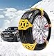 Universal Schneeketten - MASO 8 Stücke Schneeketten Einfach zu montieren Anti-Rutsch Reifen Schneeketten Universal für Pkw-Reifenbreite 165-285mm